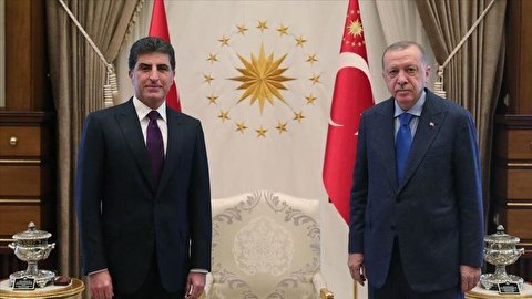 دیدار بارزانی و اردوغان پشت درهای بسته